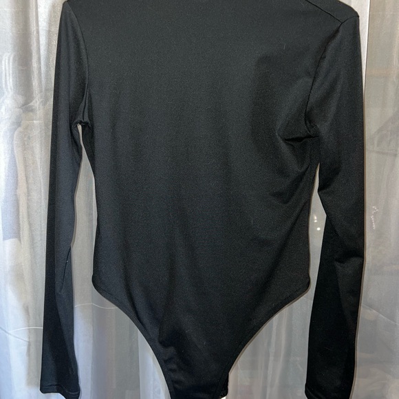 Black Long Sleeve Bodysuit - Picture 2 of 2